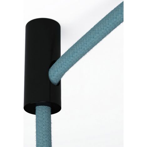 creative cables - Decentratore, gancio a soffitto per cavo elettrico tessile con fermo