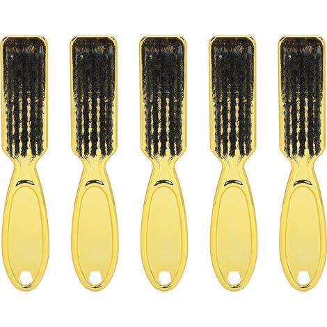 Ensemble de 5 brosses de nettoyage pour tondeuse à cheveux homme plaquées or (1/5)