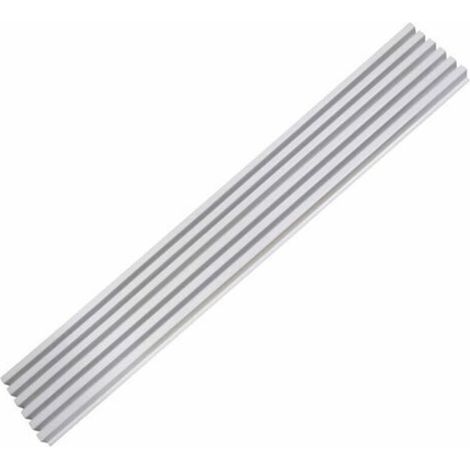 Itar – Grille d'aération pour réfrigérateur – Aluminium 600mm recoupable – Ventilation espaces confinés – Vendu à l'unité