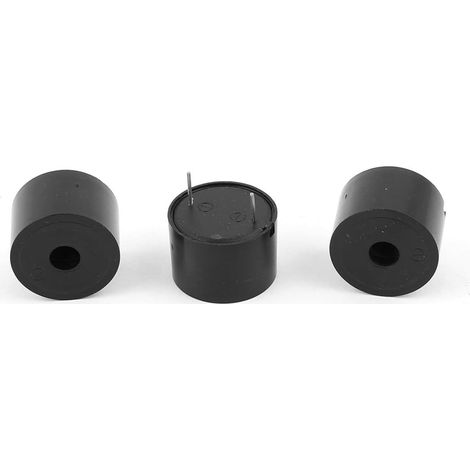3 pièces noir 23mm x 16mm industrielle électronique alarme