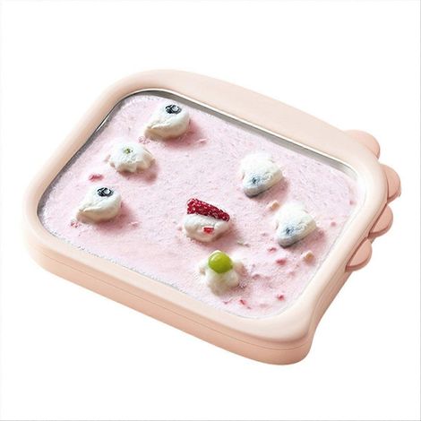 Frittierte Joghurtmaschine, frittierte Eismaschine, kleine Mini-Maschine für hausgemachte frittierte Frucht-Smoothies, frittierte Joghurttabletten B (1/5)