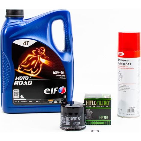 Kit Entretien Vidange Standard pour HONDA NV 400 de 1988 à 1994 - ELF MOTO 4 ROAD 10w40 4L