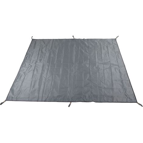 Tapis de Sol Camping Oxford Imperméable 220x180cm avec Piquets Alu Résistant à l'Usure Idéal pour Pique-nique Plage (1/4)