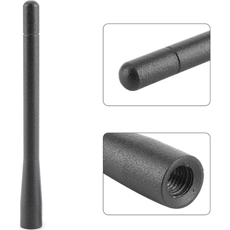 4,7 Zoll (12 cm) lange, kurze Autoantenne aus Aluminiumlegierung, universeller AM/FM-Antennenmast, passend für Chevy Silverado 1500 (Baujahre 2007–2019) (1/5)