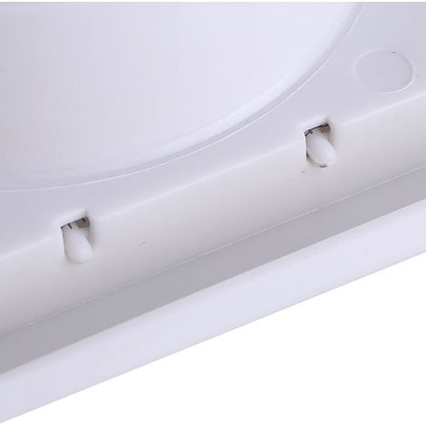 Grille aération sèche-linge – 3 rabats – 15x15 cm – plastique avec filet (1/5)