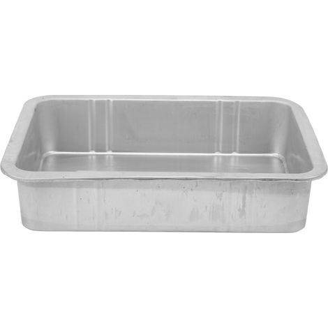 Bac de vidange d'huile étanche, portable et universel, en métal, 10 L (1/5)