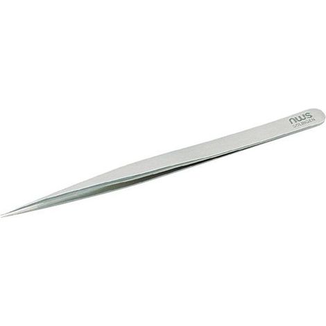 Pince de précision NWS INOX avec pointes fines et design ergonomique.
