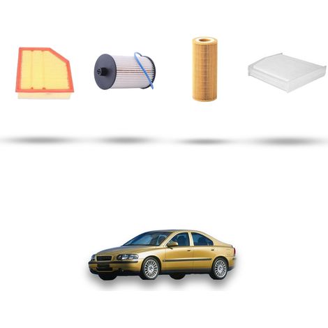 Kit tagliando 4 filtri compatibile con Volvo S60 2.4 D5 120Kw dal 2001 al 2010 (1/5)