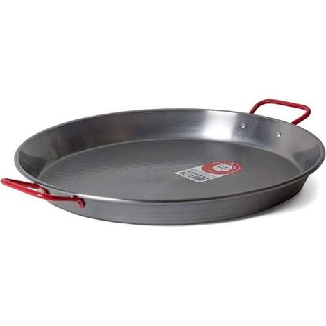 LA IDEAL paellera valenciana de 36 cm. pulida para 7 personas