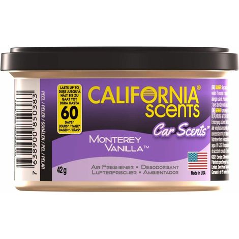 Parfum pour voiture California Scents Monterey Vanille