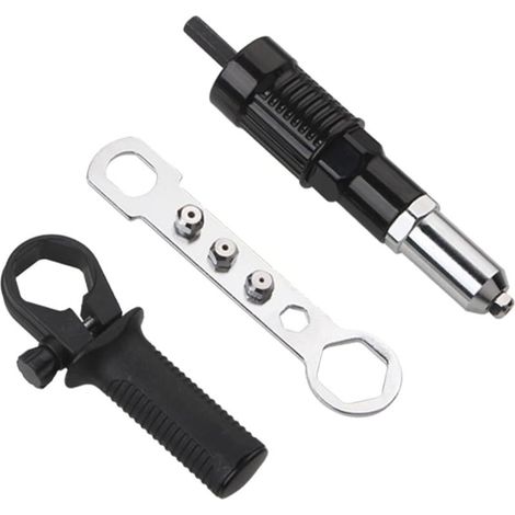 1ensemble Adaptateur Électrique Pour Machine à Riveter Avec Connecteur De Conversion Outil De Tirage De Rivets Électrique Accessoire Pour Perceuse Et Rivetage à Coeur-peeling (1/5)