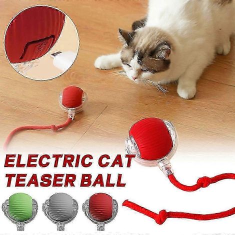Balle interactive intelligente pour chat et chien, balle roulante automatique, jouet électrique auto-mobile (gris) (1/5)