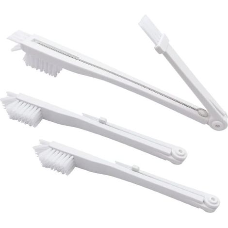Lntyq Brosse à Bouteille Multi-usages - 3 brosses à Bouteille et à Paille, Brosse à crevasses, pour la Maison, la Cuisine et la Salle de Bain