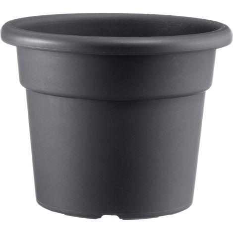 ArtPlast Maceta cilíndrica ø 22 cm antracita (1/4)