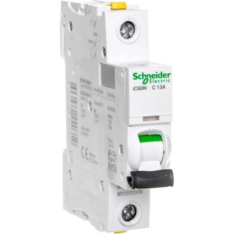 Disyuntor 1P C 13A 6kA CA iC60NC13 A9F04113