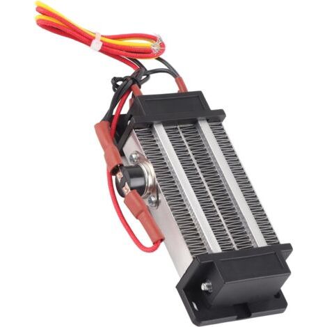 300w 220v Résistance Chauffante Réchauffeur d'Air Isolé en Céramique Électrique Thermostat Accessoires (1/4)