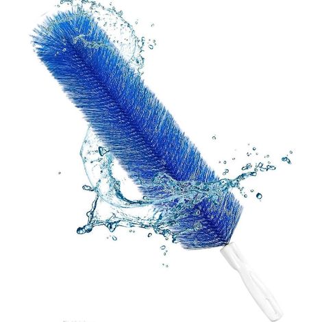 Brosse de nettoyage pour ventilateurs, brosse souple et lavable pour les interstices, plumeau pour ventilateurs, réutilisable, tête de brosse en microfibre, pour climatiseurs, ventilations de voiture, (1/5)