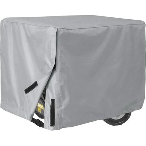 Housse de protection universelle pour générateurs 3 000-5 000 W, étanche (gris) (1/4)