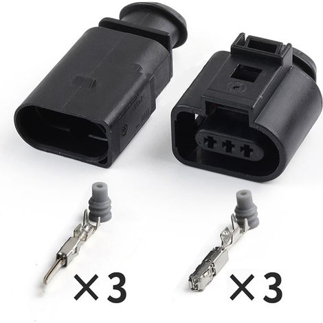 2 Ensemble Connecteur Mâle Femelle 8 Broches 1J0973803 DJ7032A-1.5-11/21 pour Prises de Connexion Capteur de Voiture Réparation Pièces de Rechange Composants Automobiles (1/5)