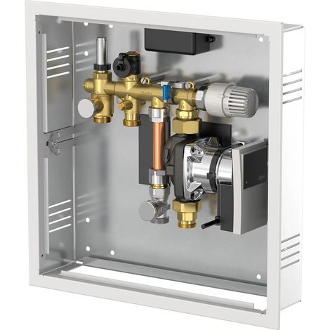 Simplex System-Regelbox KOMFORT inkl. Wilo Yonos Para für ca. 20-40m² Flächenheizung in Metalbox F11 (1/5)