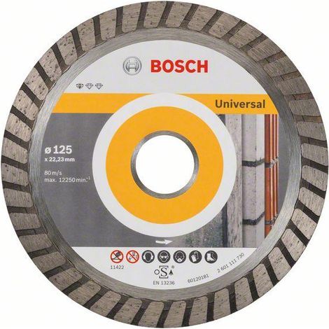 2608602394 - Disco diamantato Standard for Universal Turbo 125 x 22,23 x 2 x 10 mm