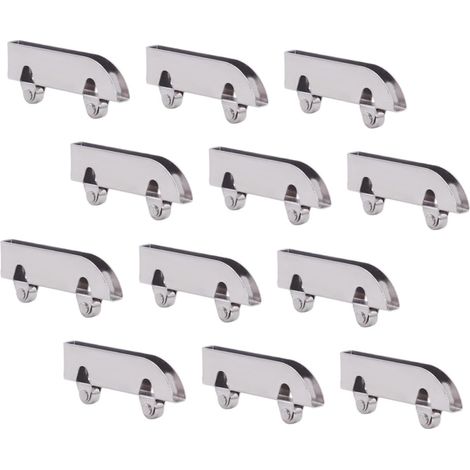 Ruedas de acero laminado en frío para puertas correderas de baño, 25 unidades, rodillos superior e inferior silenciosos, aptas para puertas de cristal de baño. (1/5)