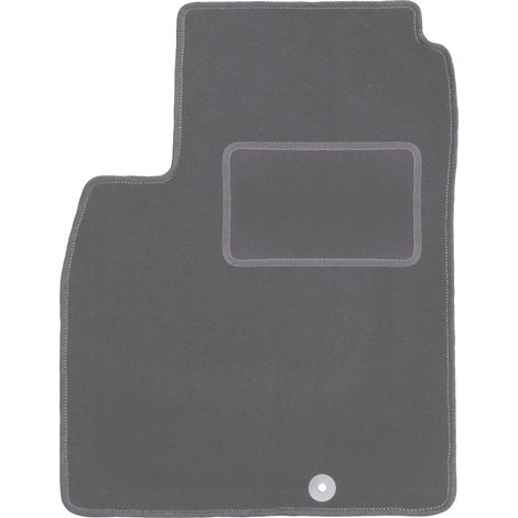 Fahrermatte aus Velours für: Nissan Micra K13 Schrägheck (2010–2016) Graphit