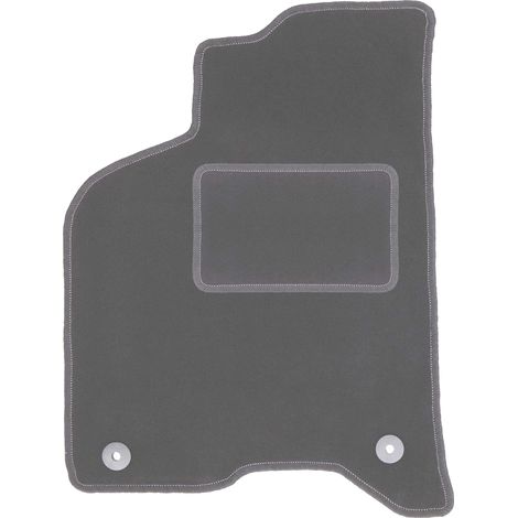 Fahrermatte aus Samt für: Volkswagen Lupo Schrägheck (1997–2005), Graphit