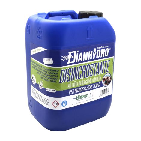 DianHydro de'tartrant a' haut potentiel Decalc 5 lt non corrosif e'limine les incrustations calcaires et ferreuses