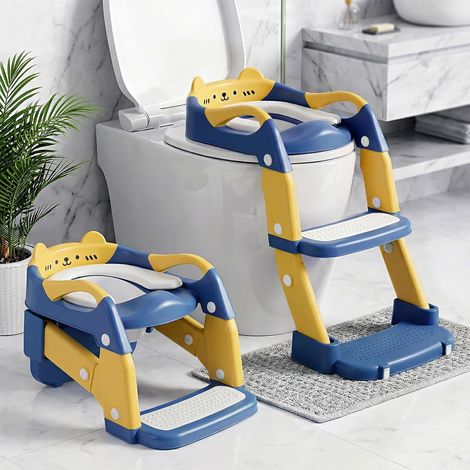 Reducteur Toilette Enfant, 2 en 1 Rehausseur Toilette Enfant (1/5)