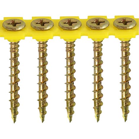 TIMCO Collated Solo Countersunk Gold Woodscrews - 4.2 x 40