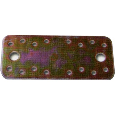 PIASTRA PER TRAVI DIRITTA 130X55MM TROPICALIZZATA