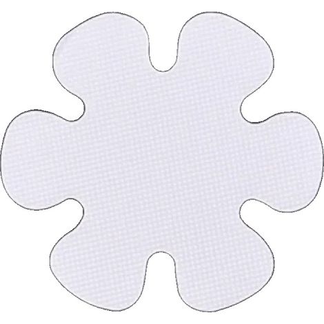 Strisce antiscivolo, design trasparente, facile installazione, fiore-10cm-12pz (1/2)