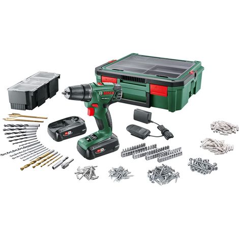 perceuse-visseuse sans fil PSR 1800 Li-2 (deux batteries, système 18 V, set d’accessoires 241 pièces dans SystemBox) (1/5)