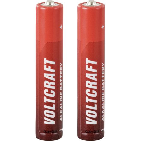VOLTCRAFT LR8 Pile LR61 (AAAA) LR61 (AAAA) alcaline(s) 1.5 V 500 mAh 2 pc(s) (1/4)