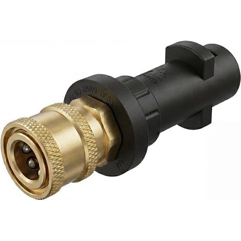 Adaptateur pour nettoyeurs haute pression Kärcher des séries K2 à K7 Compatible avec les canons à mousse, les buses rotatives et les accessoires standard de 1/4 de pouce (1/5)