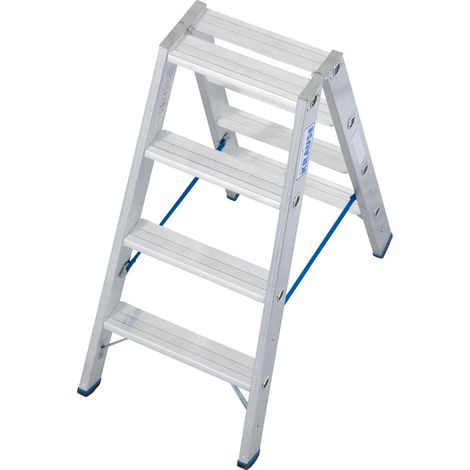 krause Aluminium-Doppelleiter STABILO 2,50 m Doppelstufenleiter (1/3)