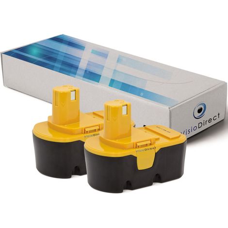 Lot de 2 batteries pour Ryobi CRP1801DM scie sabre sans fil 3000mAh 18V (1/2)