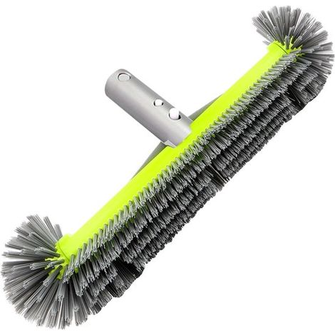 Cepillo para limpiar piscinas - 43 cm - Cepillo para limpiar piscinas - Apto para cepillos - Clip EZ - Mango de aluminio - Sin mango telescópico (1/5)