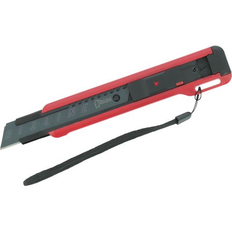 cutter - 18 mm - professionnel - slim - verrouillable - bizline 700343