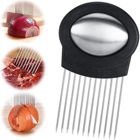Coupe-oignons - Acier inoxydable 304 de haute qualité - Poignée ergonomique en ABS (1/5)