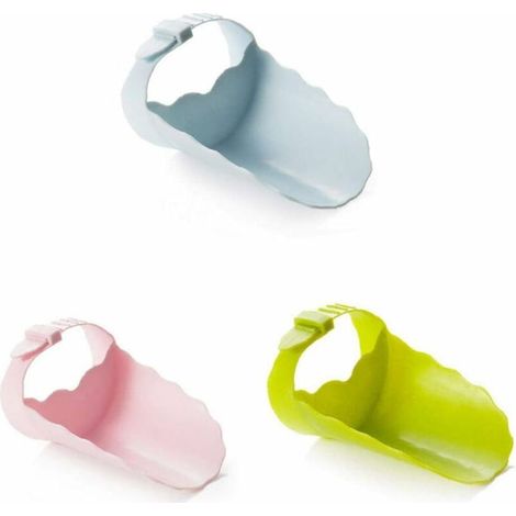 Robinet Extender Nouvelle Salle De Bain Robinet D'évier Extendergeometric Design pour Enfants Kid Se Laver Les Mains Helper,3Pcs (1/5)