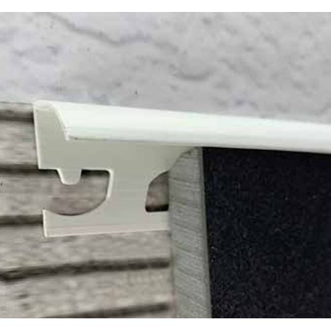 PROFILO PVC "TONDO APERTO" H 8 MM 2,5MT BIANCO SAT (253B/A/01)(JOLLY)