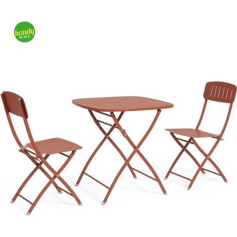 Set Bizzotto Bistrot Yvonne terracotta (1/2)