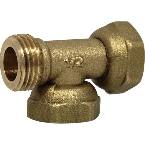 Té Mâle 1/2" (15/21) - Femelle écrou prisonnier 1/2" (15/21) - Femelle écrou prisonnier 1/2" (15/21) - Arcanaute (1/2)