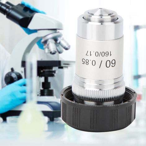 Objectif Achromatique 195 AllSteel 60X pour Microscopes Universels en Biologie