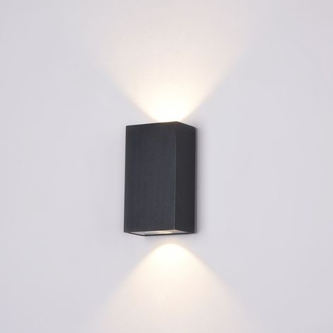 Lampada da parete Outdoor in Metallo Times Square Nero (1/5)