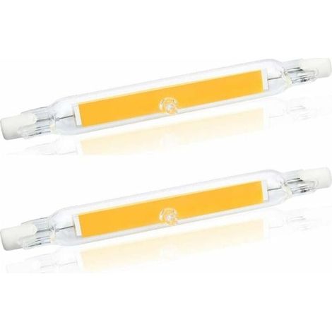 5W R7S 78MM Ampoule LED de J78 COB filament, 500 lumens 360 degrés, ampoule halogène 30W 48W 50W équivalent, parfait pour maison, cuisine, pièce, balcon, bureau, etc (2pcs, Blanc Chaud 2700K) (1/5)