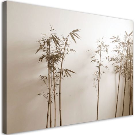 Wandbild Pampasgraspflanzen in Beige 90x60 cm (1/5)