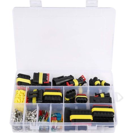 Paquet de 240 bornes de connecteur de fil étanches personnalisées pour moto camion voiture comprend 1/2/3/4/5/6 branche fusible Standard Mini jeu de fusibles (1/5)
